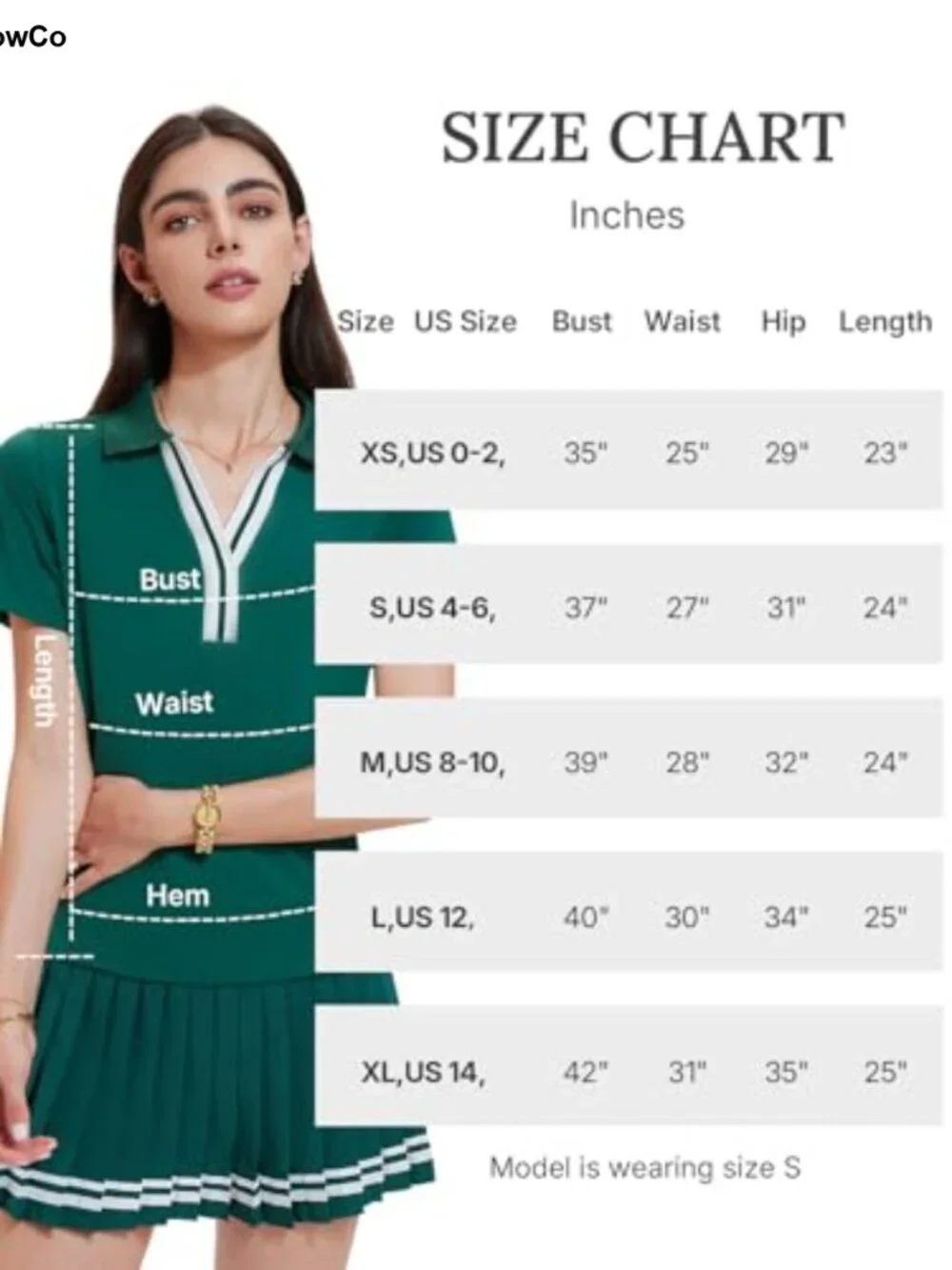 Women 2 Piece Tennis Skirt Set Pleated High Waisted Skort Golf Outfit with